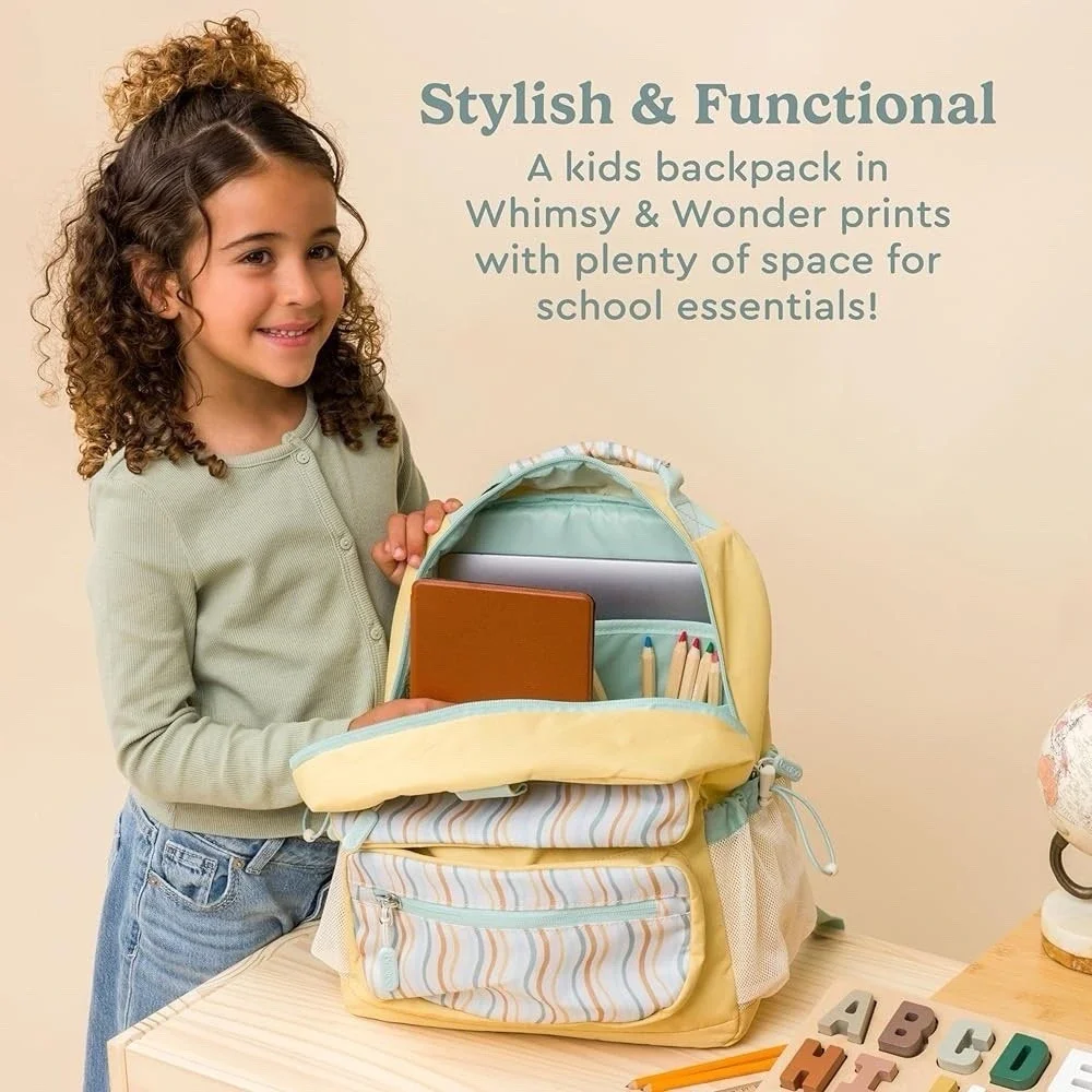 Bentgo Kids Backpack (Whimsy & Wonder Collection) - Lightweight 14'' for‎ School